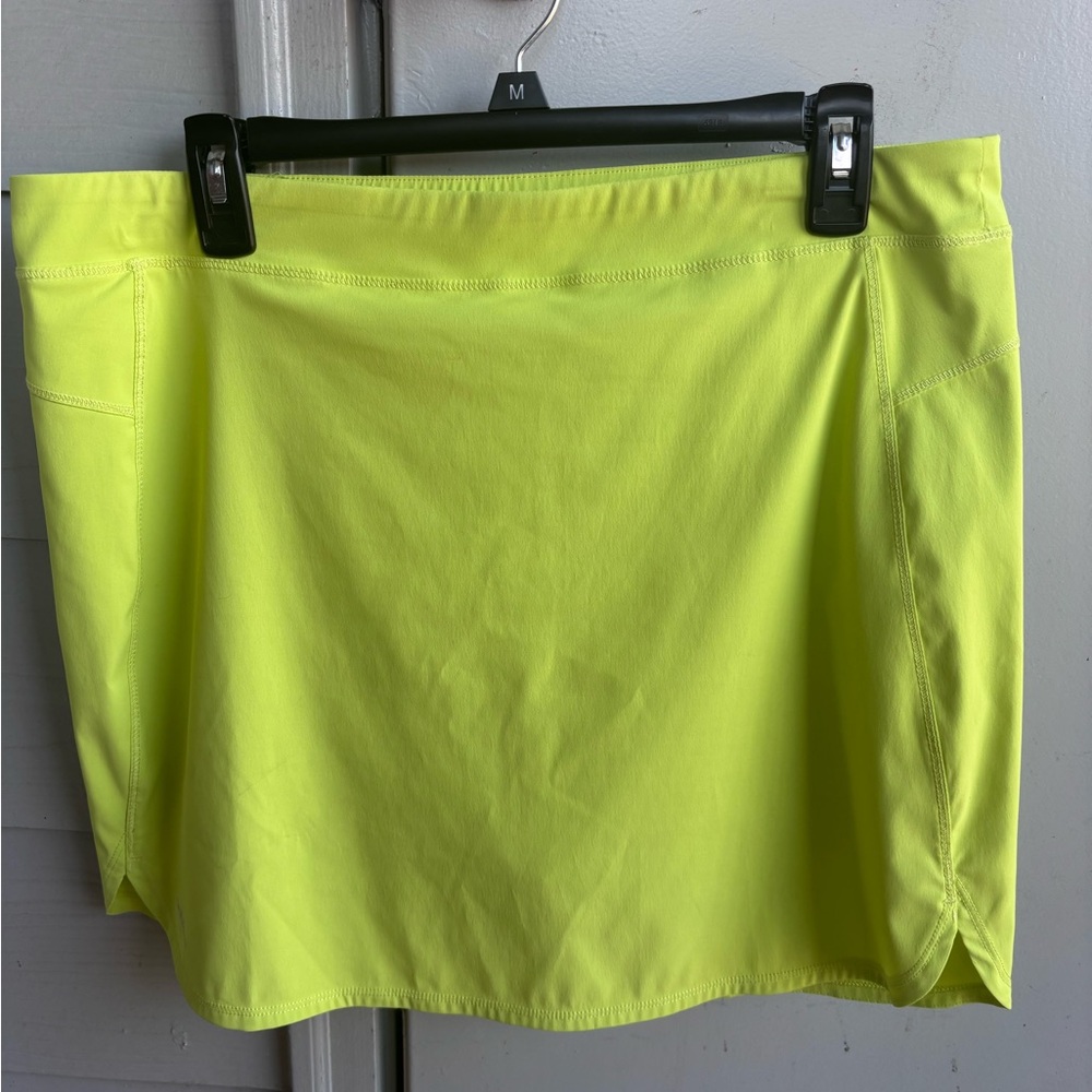 Adidas Bright Green Golf Skirt